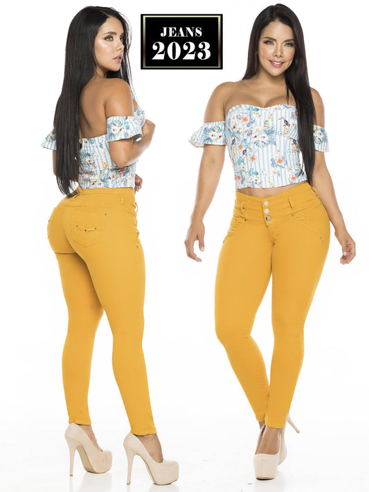 Ref. 061 -2023 Vaqueros jean push up colombianos - ropacolombianaeneuropa