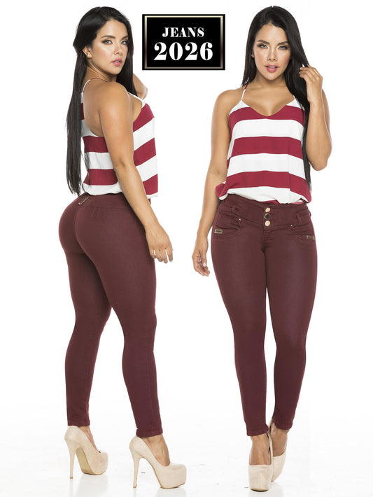 Ref. 061 -2026 Vaqueros jean push up colombianos - ropacolombianaeneuropa