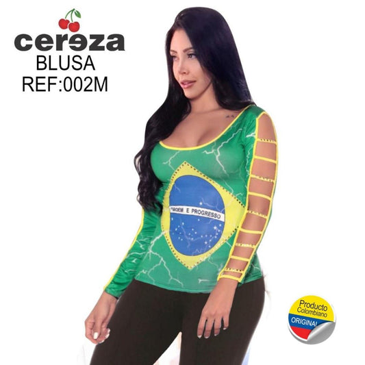 Ref. 004 -002M Blusas sexy - ropacolombianaeneuropa