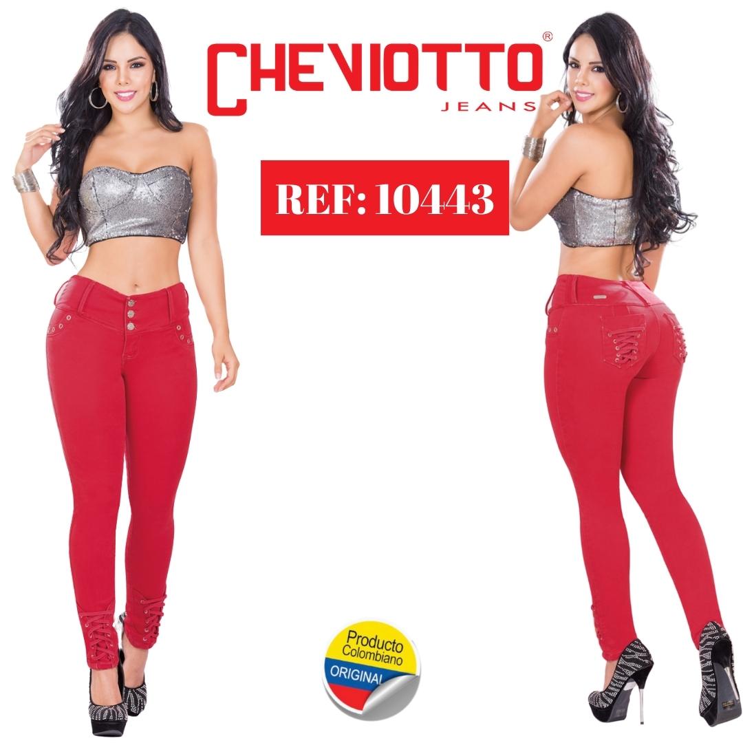 Ref. 001 -10443 JEAN COLOMBIANO LEVANTACOLA CON BOLSILLOS
