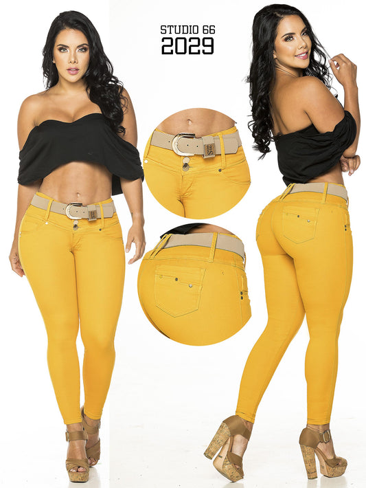 Ref. 061 -2029 Vaqueros push up colombianos de moda - ropacolombianaeneuropa