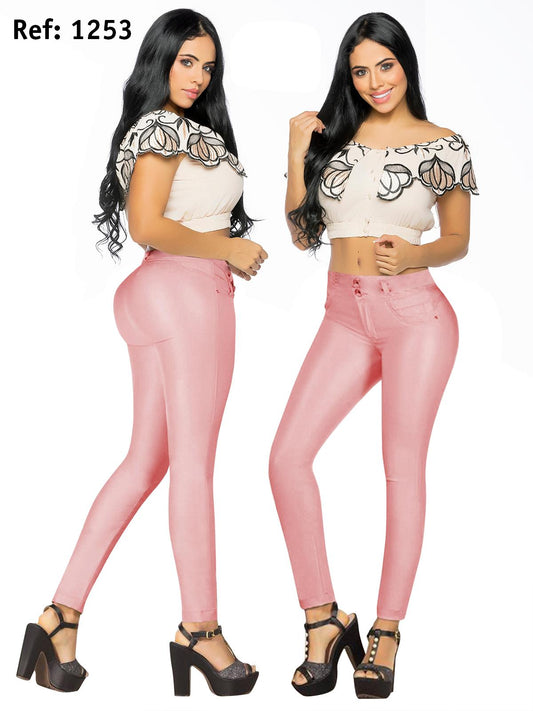 Ref. 056 -1253 Pantalon Dama Estilo Cuerina