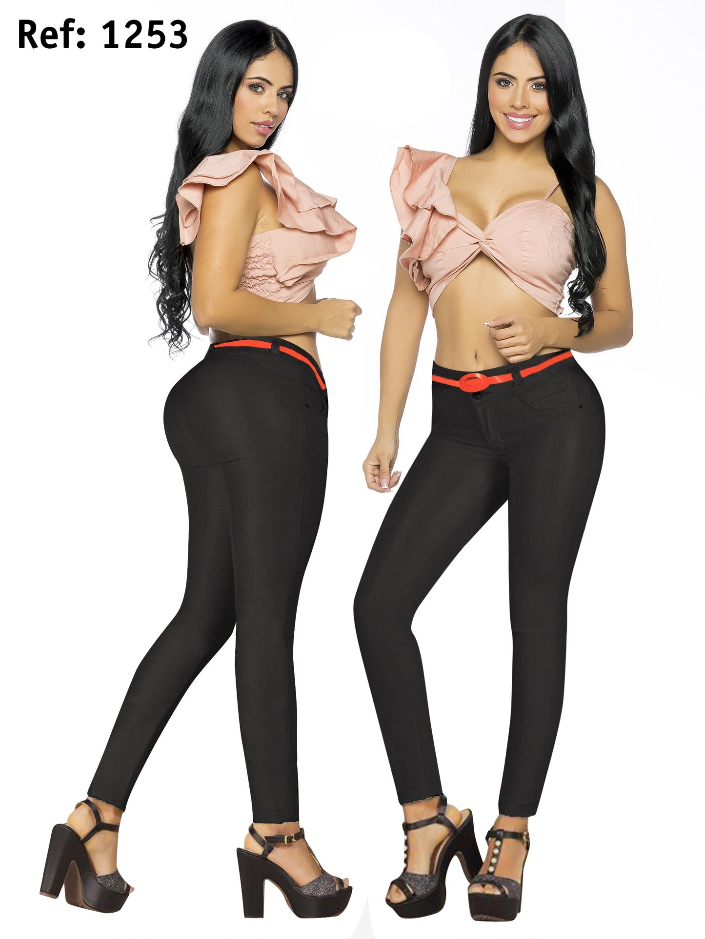 Ref. 056 -1253 Pantalon Dama Estilo Cuerina