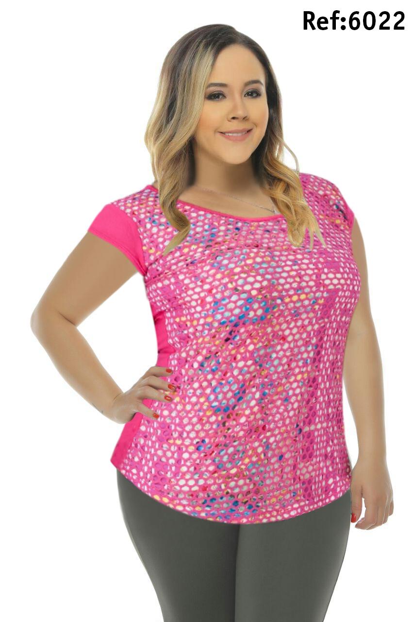 Ref. 005 -6022 Blusa Bambu talla grande - ropacolombianaeneuropa