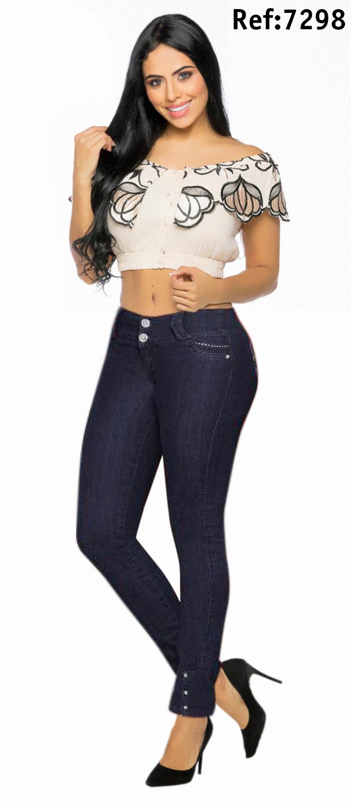 Ref. 001 -7298 Jean Estilo Semiajustado