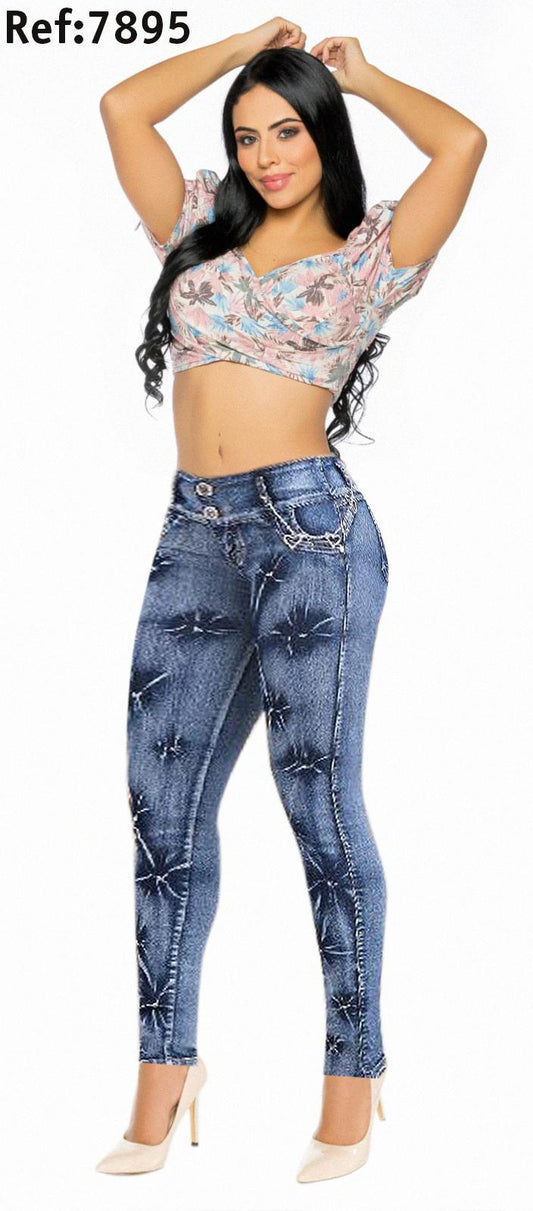 Ref. 001 -7895 Vaqueros Con Detalles Despampanantes