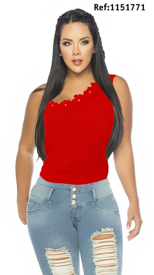 Ref. 045 -1151771 Blusa boutique colombiana - ropacolombianaeneuropa