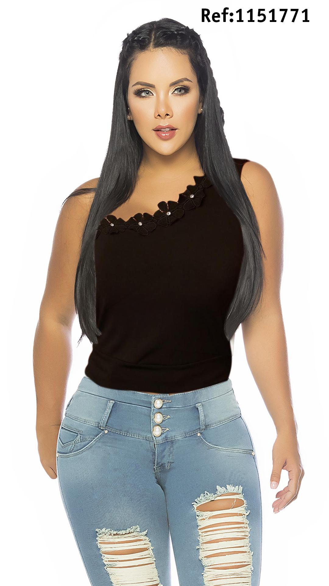 Ref. 045 -1151771 Blusa boutique colombiana - ropacolombianaeneuropa
