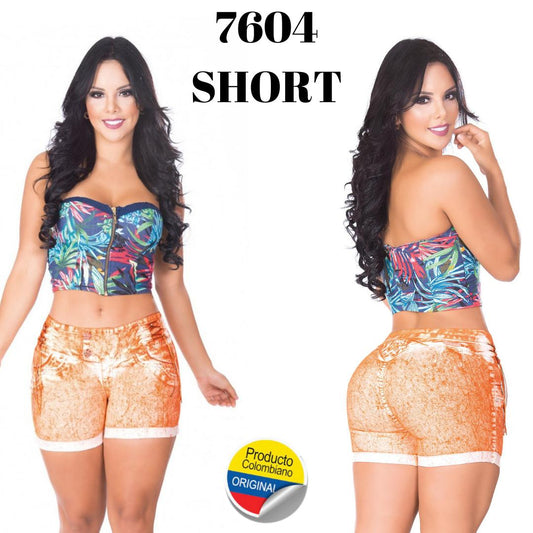 Ref. 001 -7604-S SHORT LEVANTA COLA COLOMBIANO - ropacolombianaeneuropa