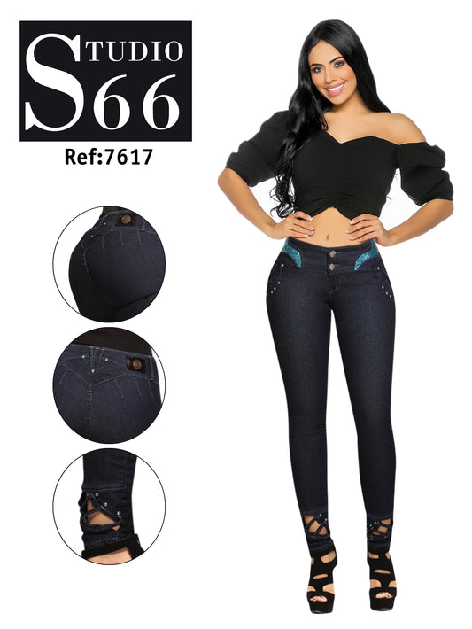 Ref. 014 -7617 Jean Balanceada Combinación - ropacolombianaeneuropa
