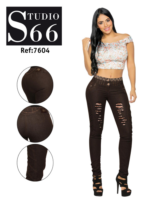 Ref. 014 -7604 Jean Destellos Perfectos - ropacolombianaeneuropa