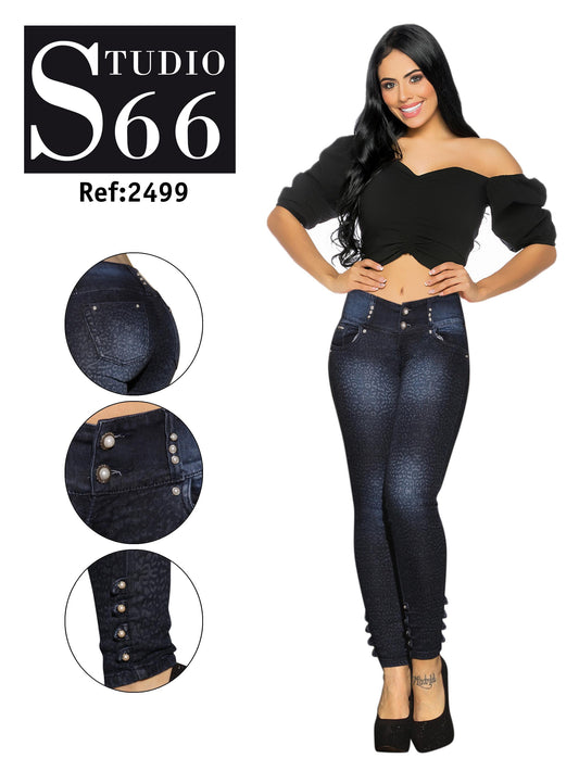 Ref. 014 -2499 Jean Animal Print - ropacolombianaeneuropa