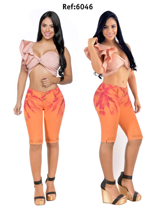 Ref. 006 -6046 Capri Colombiano Deseo Jeans