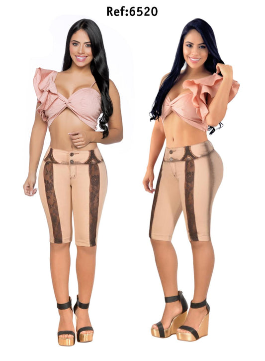 Ref. 001 -6520 Jean Capri Llamativo y Radiante
