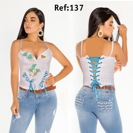 Ref. 005 -0137 Corset Sexy - ropacolombianaeneuropa