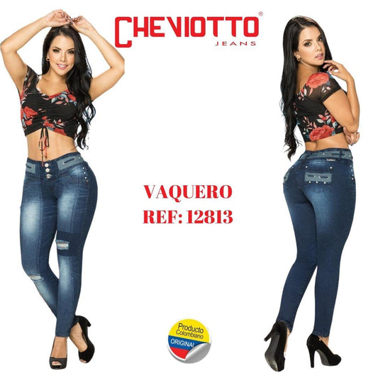 Ref. 001 -12813 Jeans Con Bolsillos