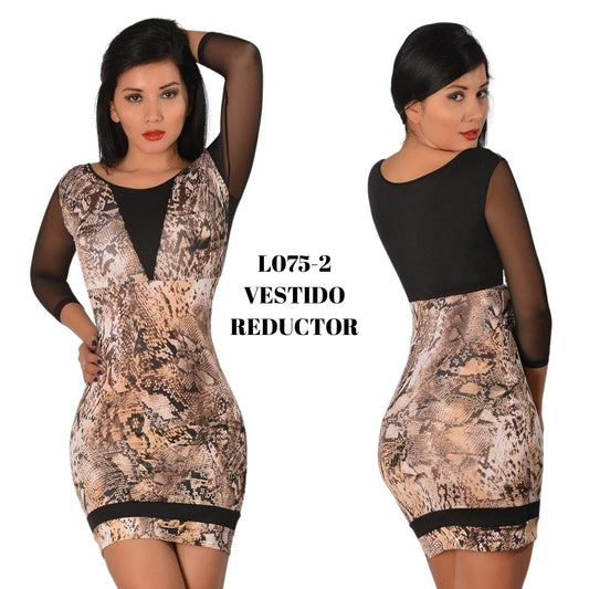 Ref. 008 -075-2 REDUCTOR Vestido Dama Sexy - ropacolombianaeneuropa