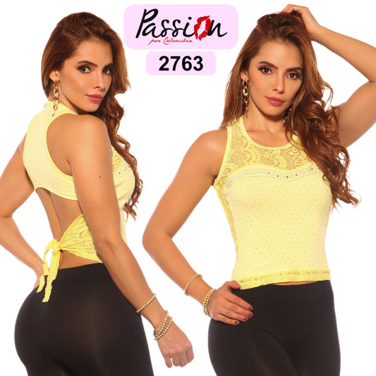 Ref. 003 -2763 Blusa Colombiana de moda - ropacolombianaeneuropa