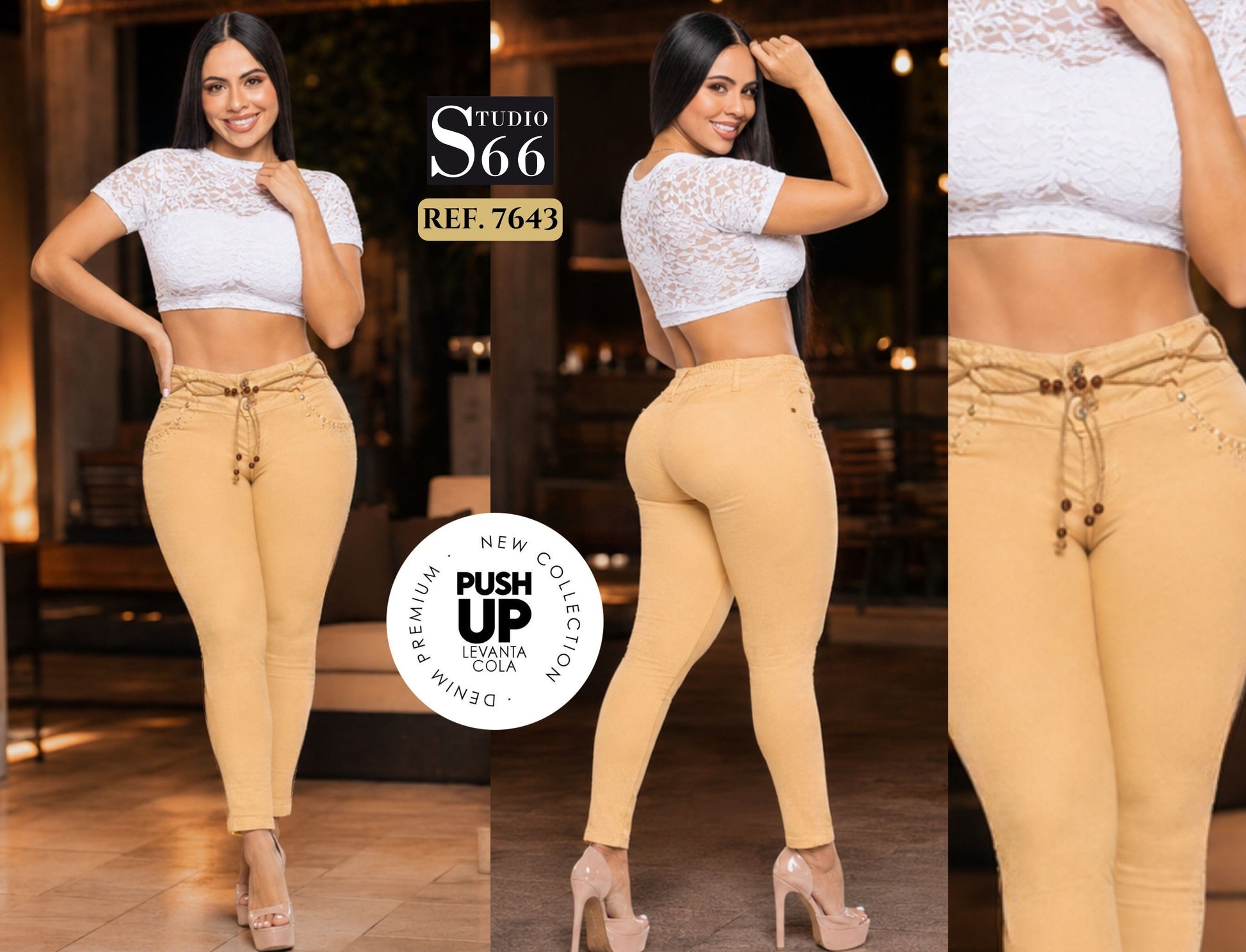 Ref. 014 -7643 Jean Combinación Especial - ropacolombianaeneuropa