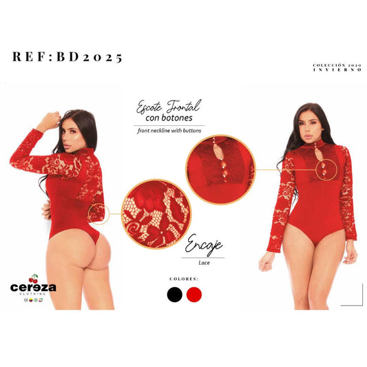Ref. 004 -BD2025 Body Colombiano Latex moda Boutique - ropacolombianaeneuropa