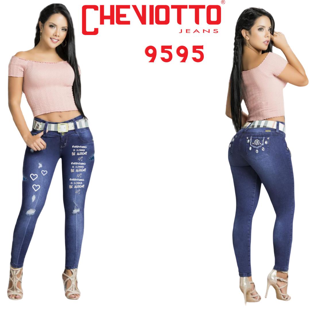 Ref. 001 -9595ESTAMPADO JEAN COLOMBIANO LEVANTACOLA