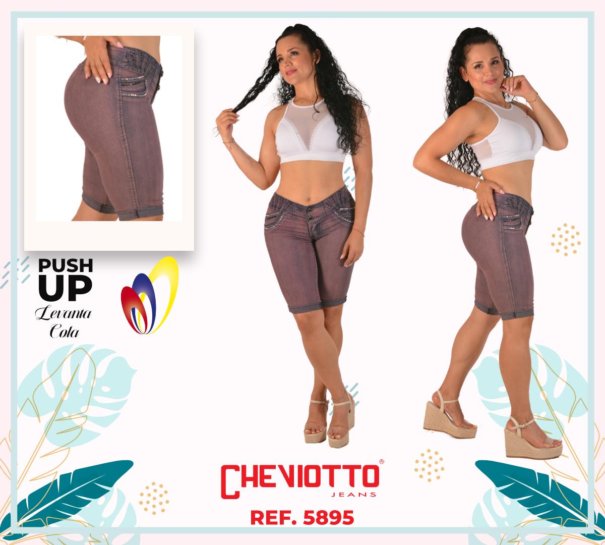 Ref. 001 -5895 Jean Capri Colombiano de Moda
