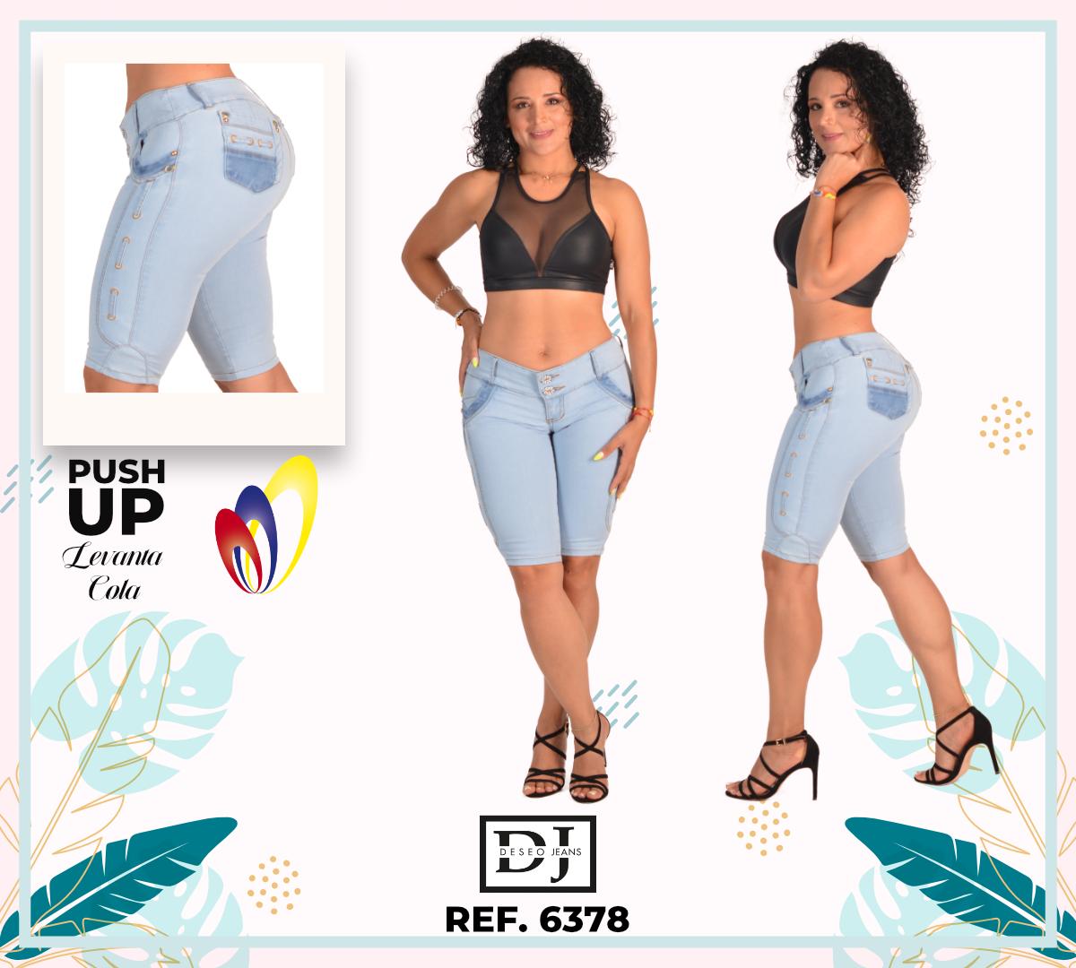 Ref. 006 -6378 CAPRI  COLOMBIANO  CON BOLSILLOS - ropacolombianaeneuropa
