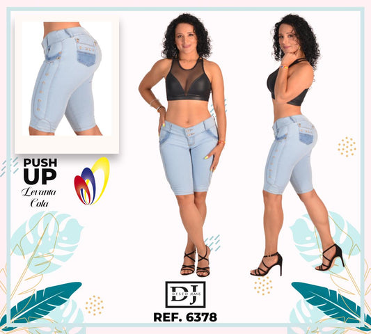 Ref. 006 -6378 CAPRI  COLOMBIANO  CON BOLSILLOS - ropacolombianaeneuropa