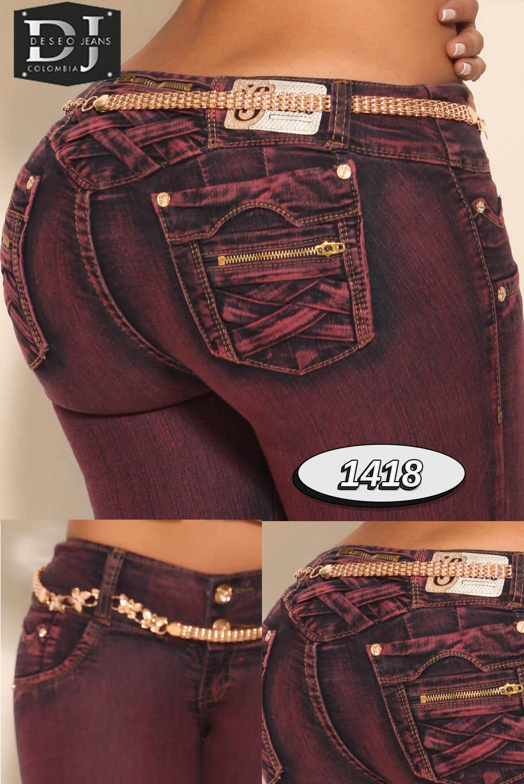 Ref. 006 -1418 Jean levanta cola Colombiano