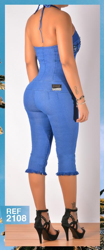 Ref. 007 -2108C Enterizo Capri - ropacolombianaeneuropa