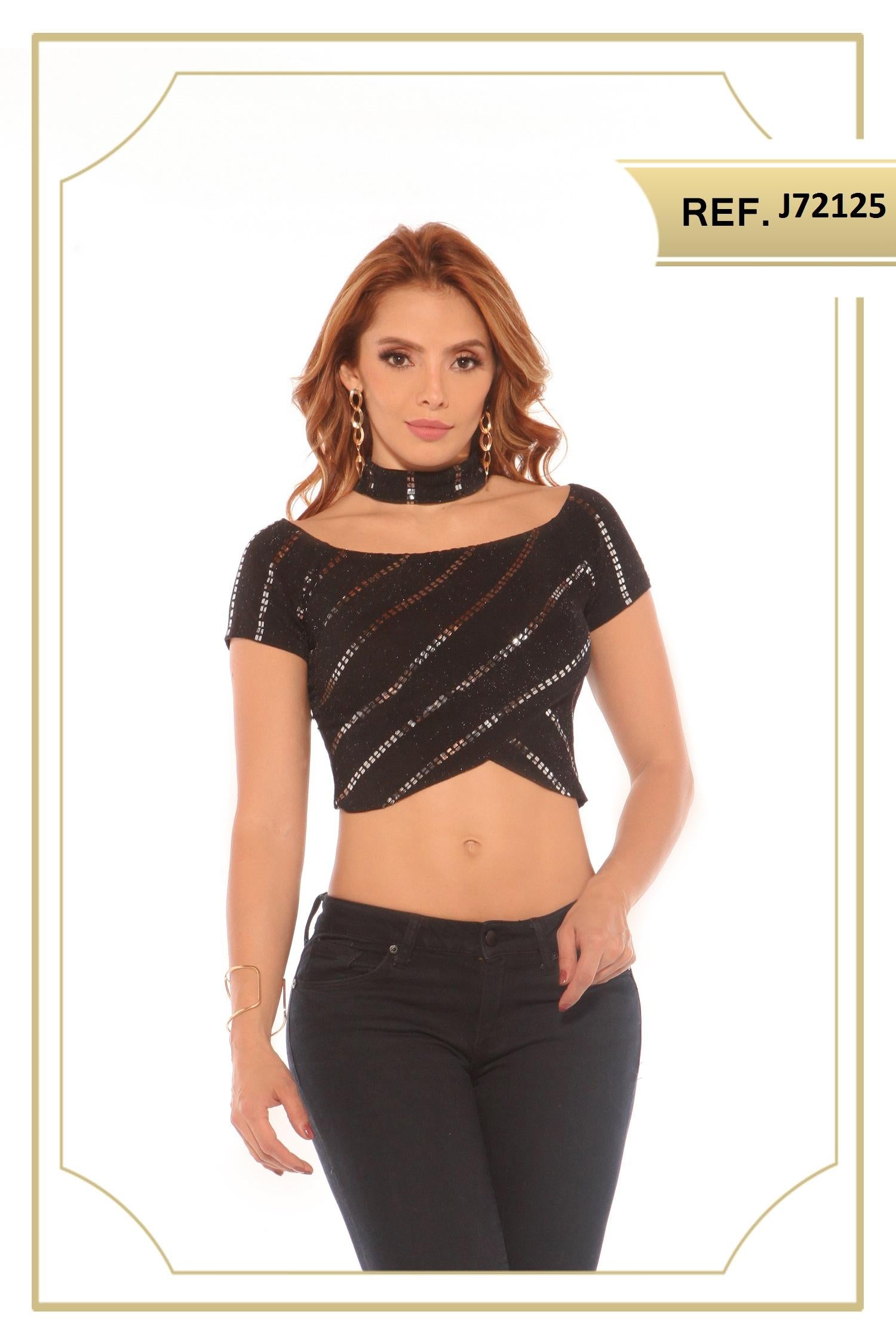 Ref. 003 -J72125 Blusa sexy - ropacolombianaeneuropa