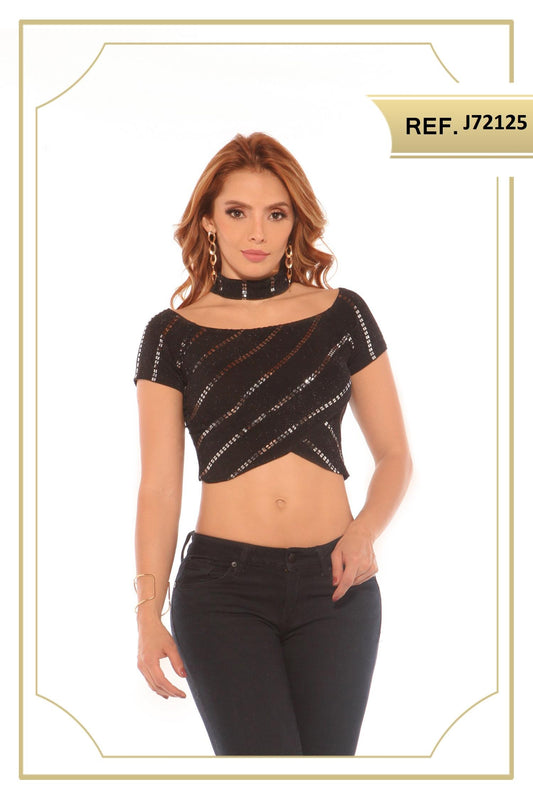 Ref. 003 -J72125 Blusa sexy - ropacolombianaeneuropa