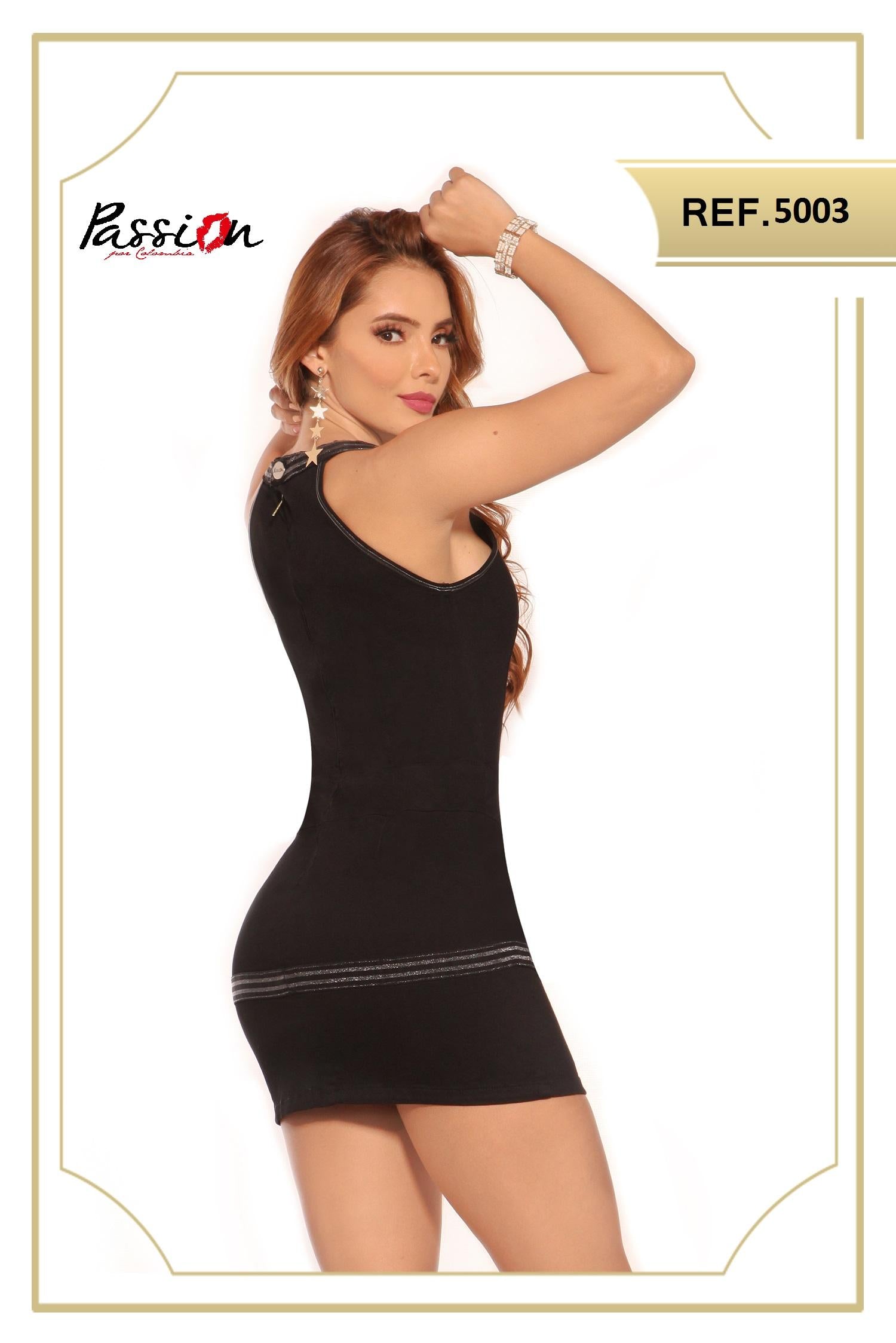 Ref. 041 -5003 Vestido Sexy Jean Colombiano - ropacolombianaeneuropa