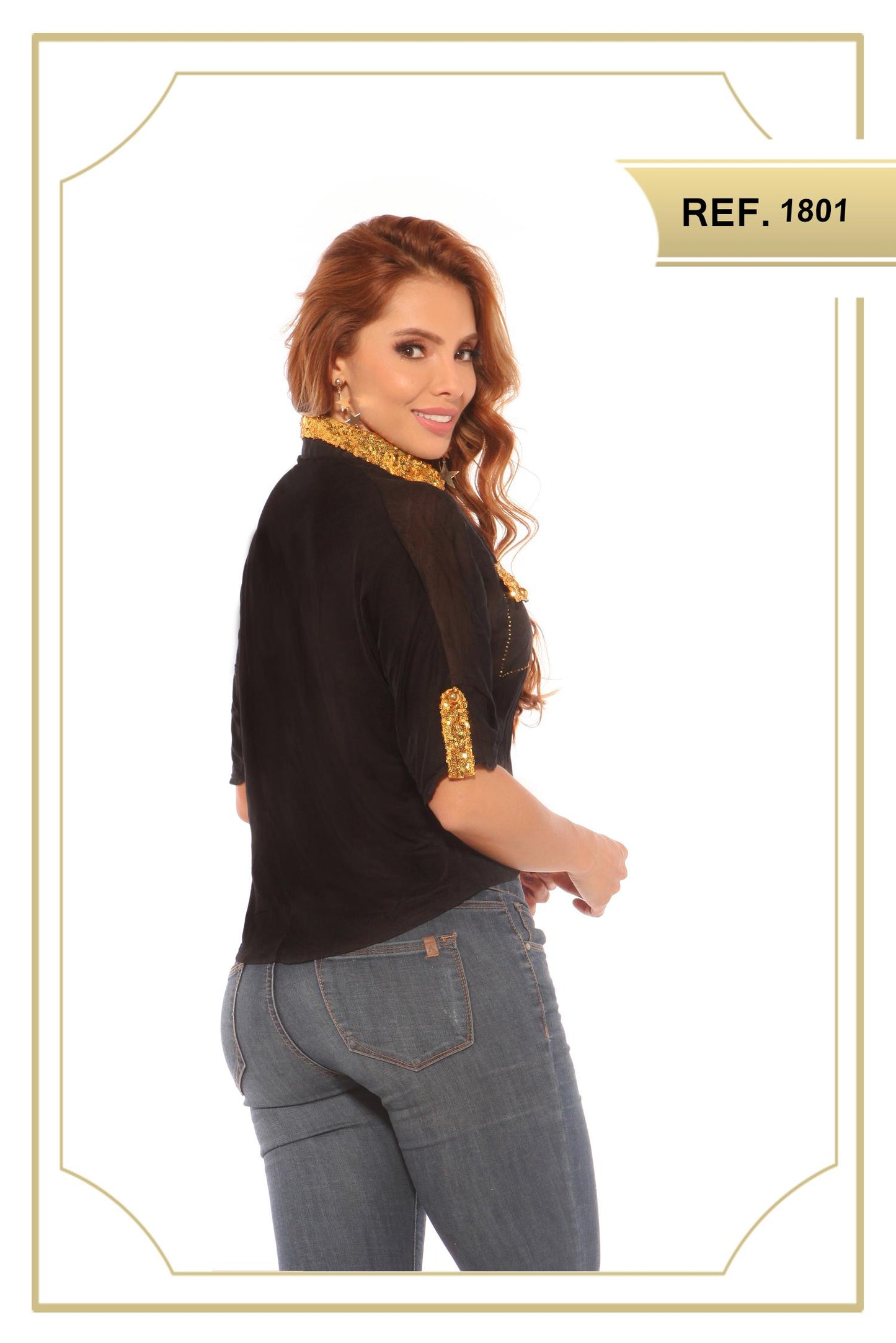 Ref. 003 -1801 Blusa Colombiana - ropacolombianaeneuropa