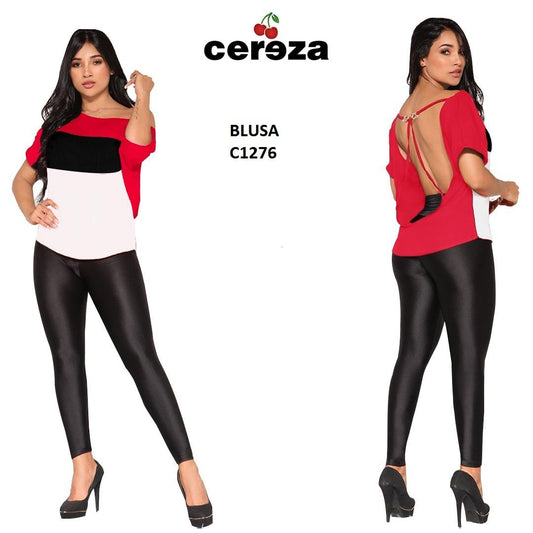 Ref. 004 -C1276 Blusa Colombiana de Moda - ropacolombianaeneuropa