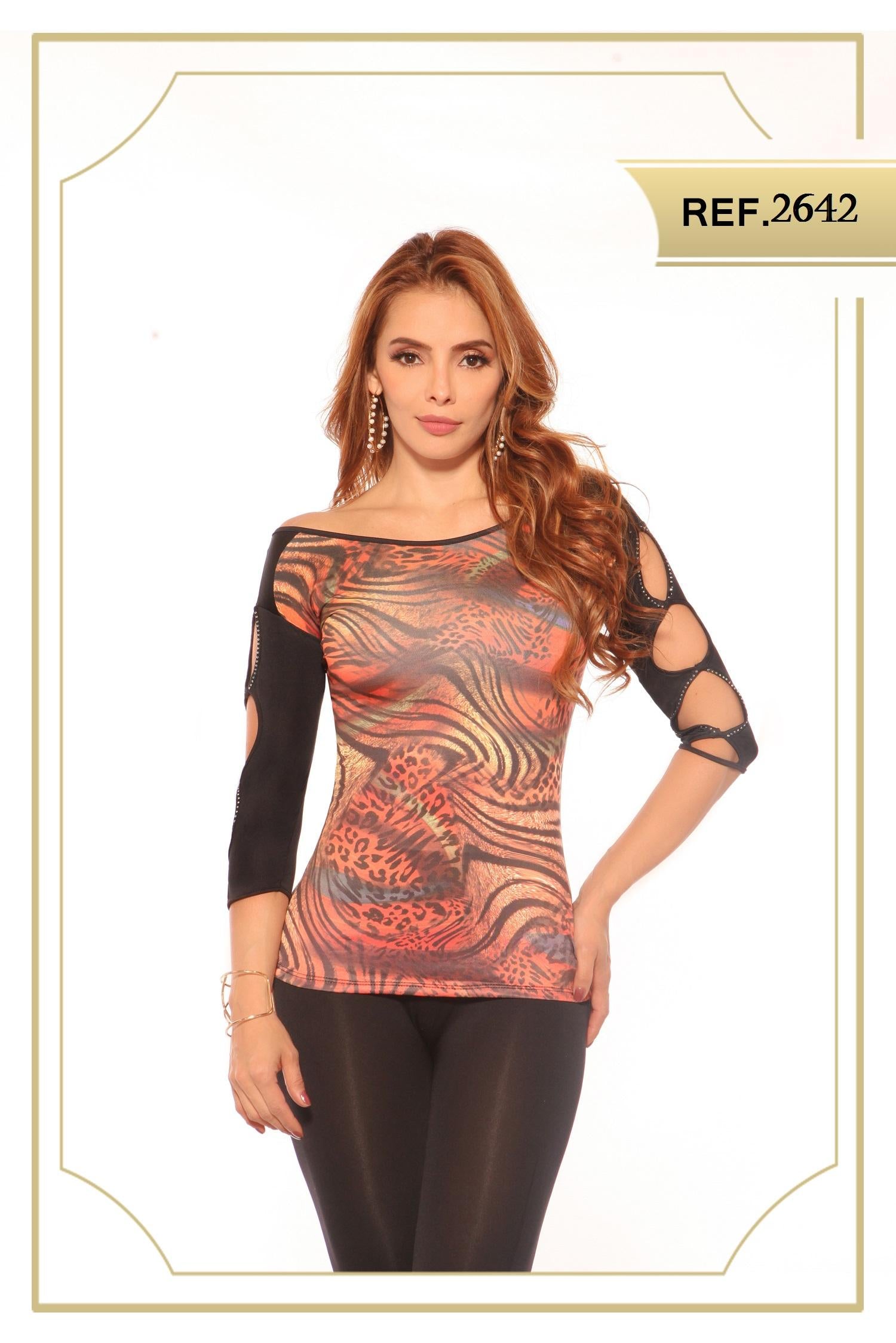 Ref. 004 -2642 Blusa Cereza - ropacolombianaeneuropa