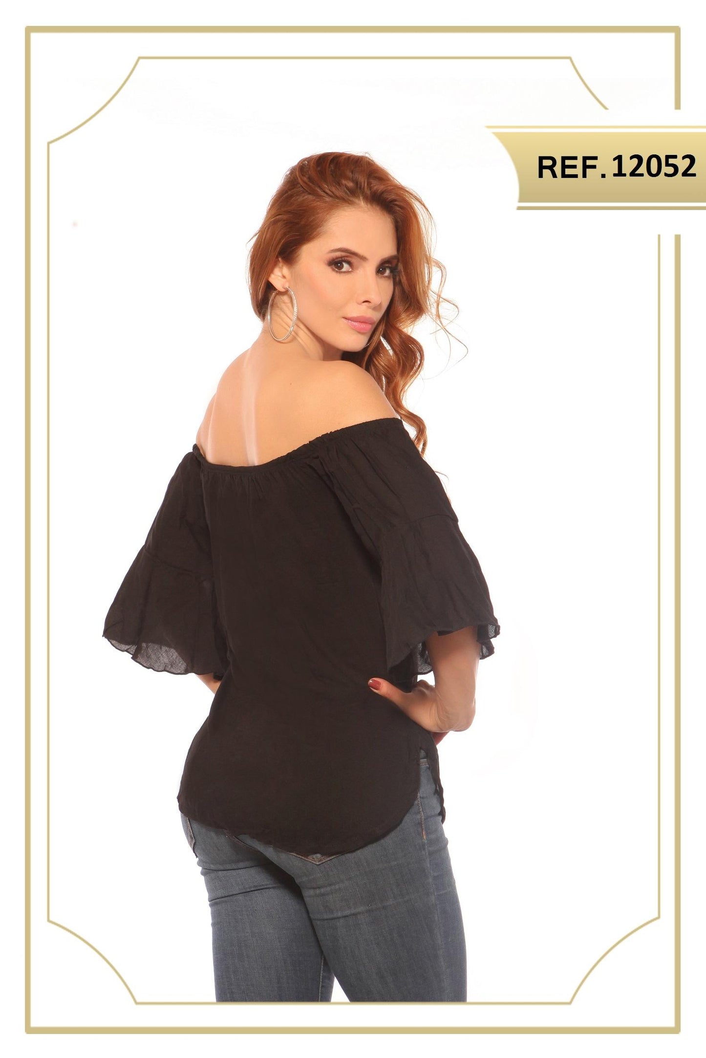 Ref. 004 -12052 BLUSA COLOMBIANA  DAMA