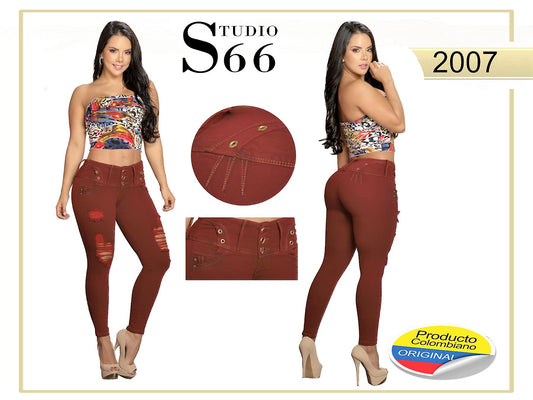 Ref. 061 -2007 Vaquero Colombiano de Jean Levanta Cola - ropacolombianaeneuropa