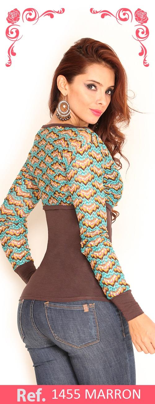 Ref. 004 -1455 Blusa Colombiana - ropacolombianaeneuropa