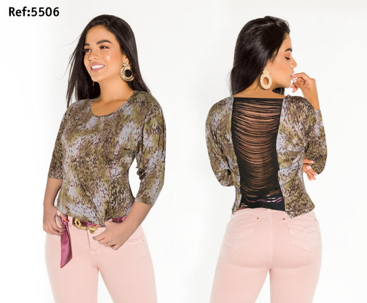 Ref. 003 -T5506 Blusa - ropacolombianaeneuropa
