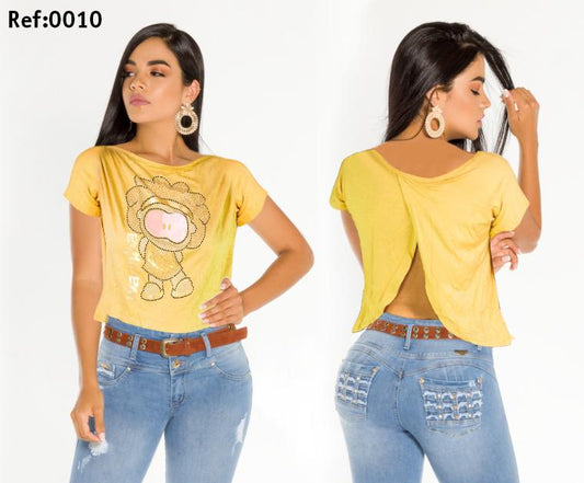 Ref. 004 -0010 PROMO Blusa promoción - ropacolombianaeneuropa