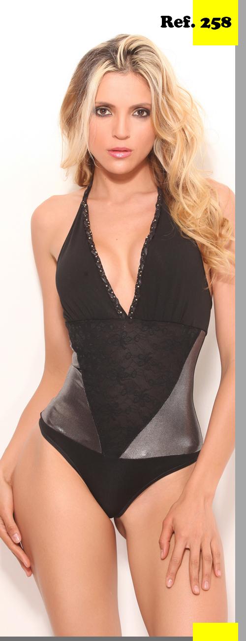 Ref. 008 -258-10-plata-Aplique Body Sexy Latex Colombiano - ropacolombianaeneuropa