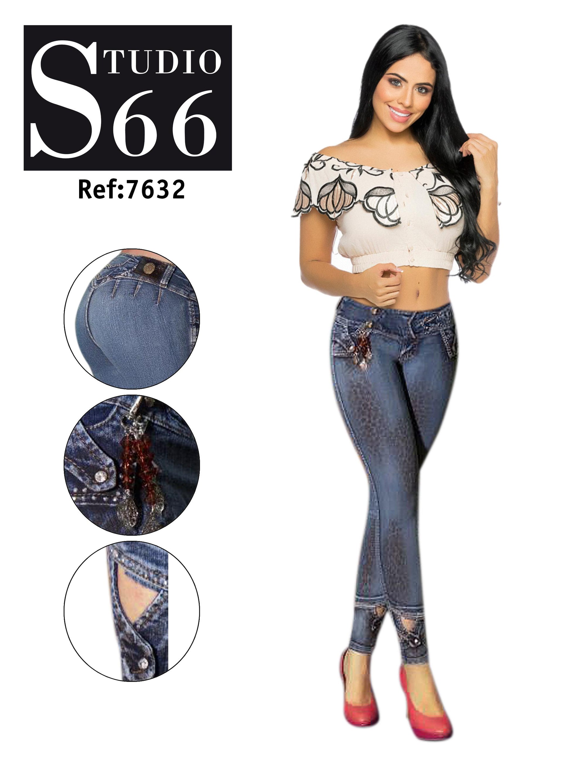 Ref. 014 -7632 Jean Sexy Colombiano - ropacolombianaeneuropa