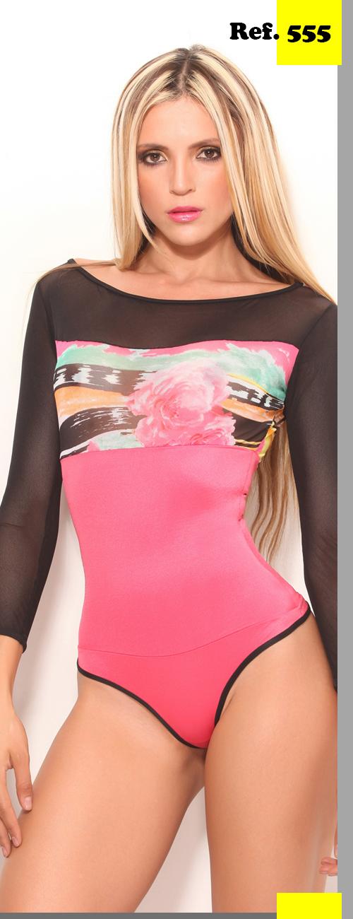 Ref. 008 -555APLIQUE Bodys Sexys Latex - ropacolombianaeneuropa