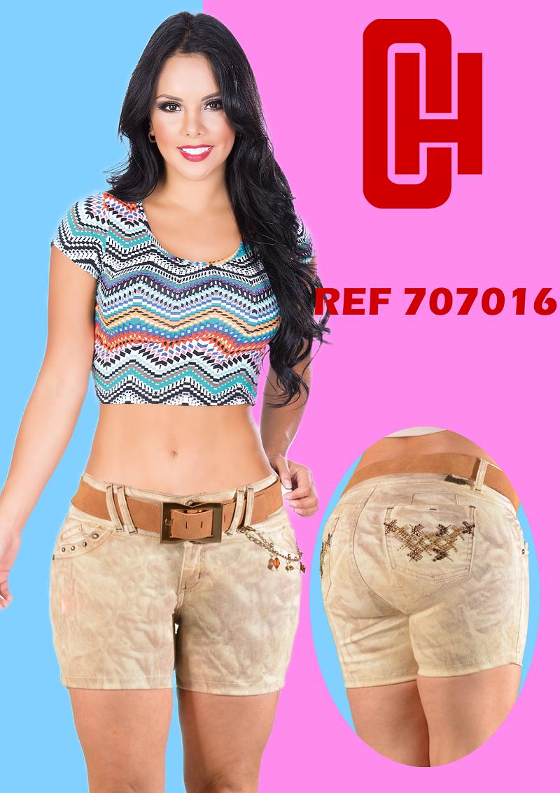 Ref. 030 -707016 Fantástico Short Levantacola Colombiano