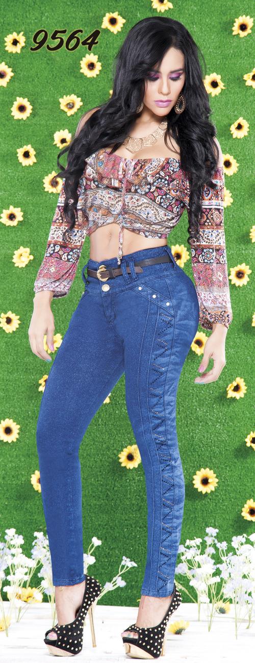 Ref. 001 -9564 Pantalon  Levata cola Colombiano