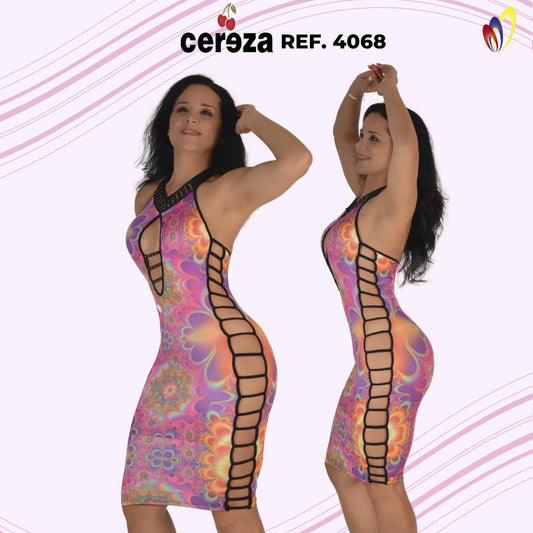 Ref. 004 -4068 Vestido sexy para fiesta - ropacolombianaeneuropa
