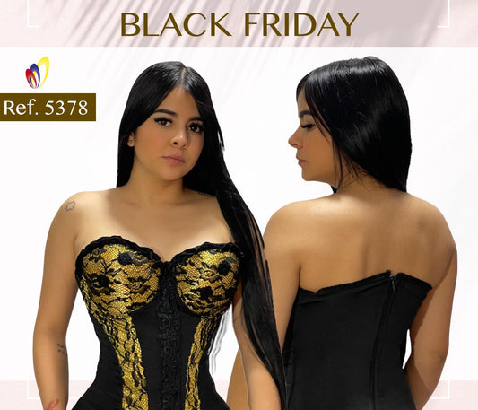 Ref. 008 -5378 Corset Sexy Colombiano - ropacolombianaeneuropa