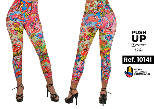 Ref. 004 -10141 LEGGINGS COLOMBIANO CEREZA - ropacolombianaeneuropa