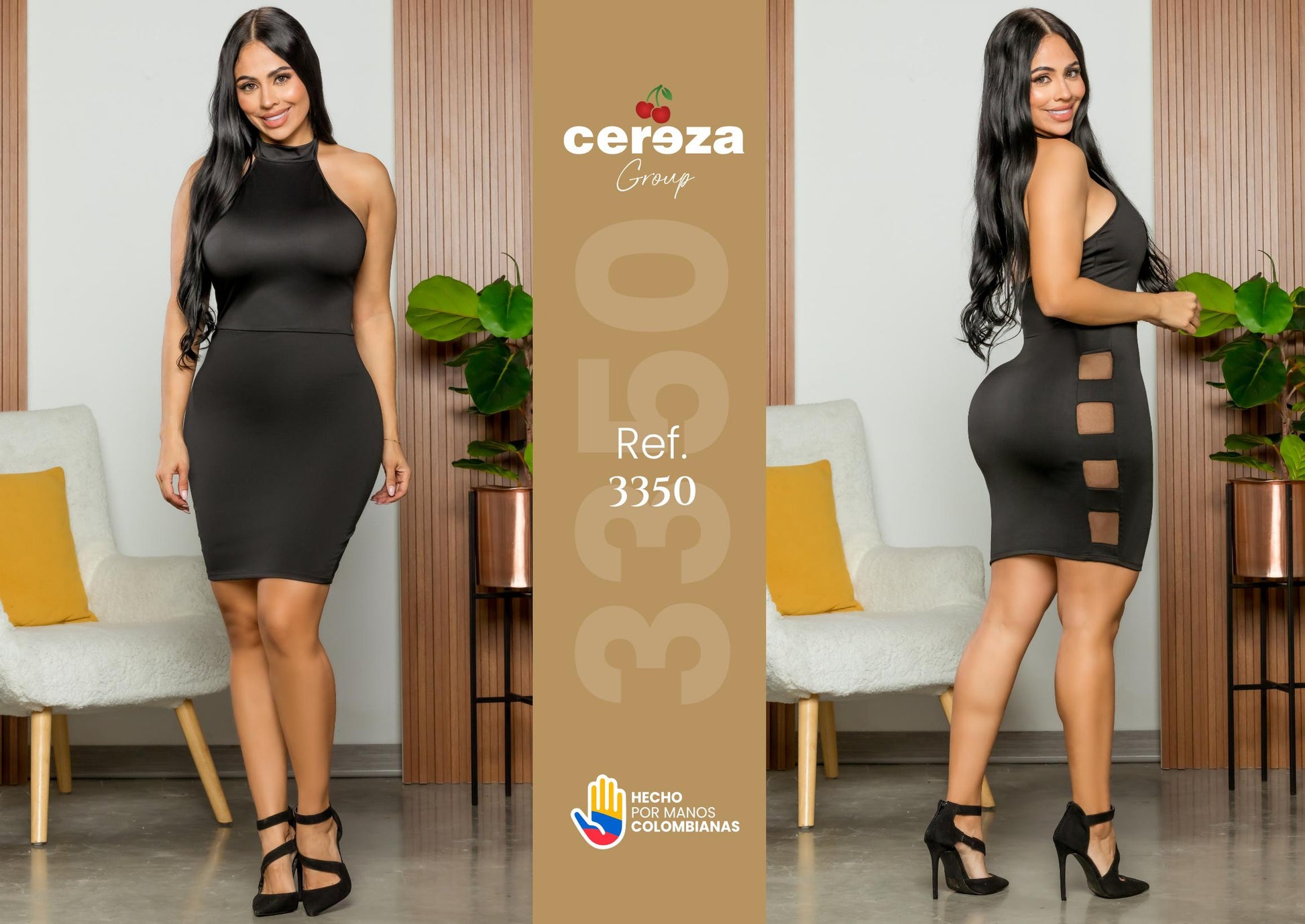 Ref. 004 -3350 Vestido Colombiano Fiesta Figura Estilizada - ropacolombianaeneuropa